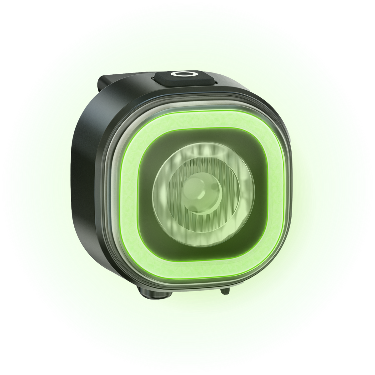 HYLIG Frontlicht FL-01 PRO mit nachleuchtendem grünem Halo-Ring